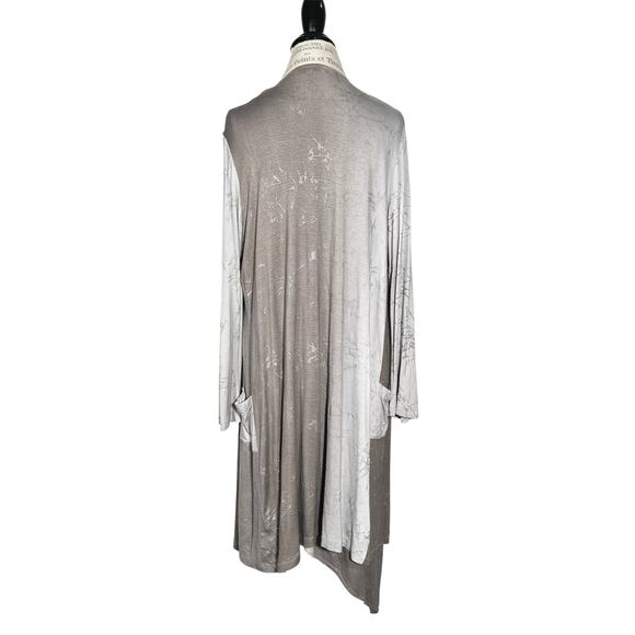 Brynn Walker | Women | Lagenlook Asymmetric Tunic Top Kirin Cardigan Set | Large - Picture 3 of 15